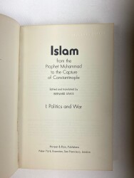 Islam: From the Prophet Muhammad to the Capture of Constantinople (I-II Volume)- Bernard Lewis - 3