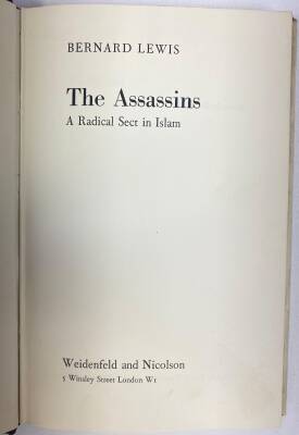 The Assassins- Bernard Lewis (İlk baskı) - 2