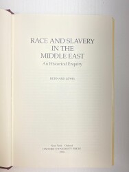 Race and Slavery in the Middle East: An Historical Enquiry- Bernard Lewis - 3